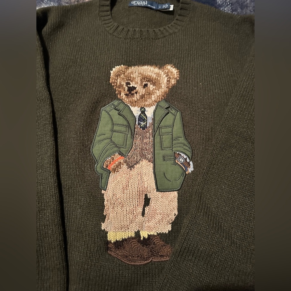 Polo bear sweater
